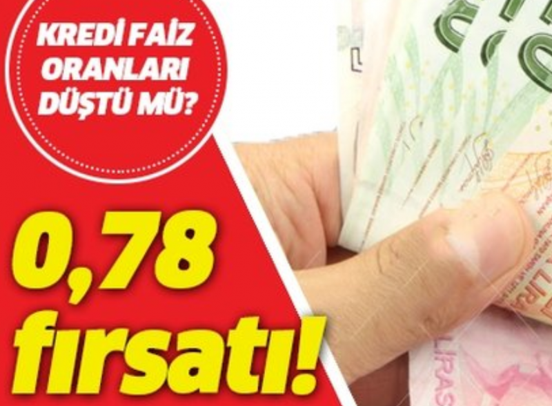 Konut Kredileri Düştümü? Faiz Oranları 0.78 Fırsatımı?