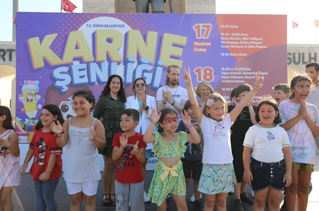 Didimli çocuklar karne şenliğinde doyasıya eğlendi