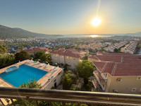 Didim Akbük'te Muhteşem Deniz Manzaralı Daire
